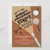 Moderne Escape Room party Elke dag Kaart (Voorkant)