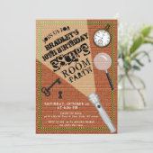 Moderne Escape Room party Elke dag Kaart (Staand voorkant)