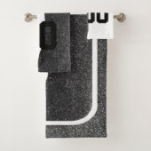 Moderne eslegant Glitter College Basketball Sports Bad Handdoek (Insitu)