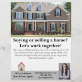 Moderne Estate Agent Custom Flyer (Achterkant)