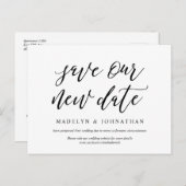 Moderne esthesie, bespaar onze nieuwe datum, uitst briefkaart (Voorkant / Achterkant)