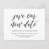 Moderne esthesie, bespaar onze nieuwe datum, uitst briefkaart (Voorkant)