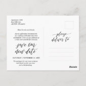 Moderne esthesie, verander de datum, Partij uitges Briefkaart (Achterkant)