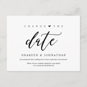 Moderne esthesie, verander de datum, Partij uitges Briefkaart