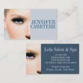 Moderne estheticiste Salon Spa Makeup Artiest Card Visitekaartje (Voorkant / Achterkant)