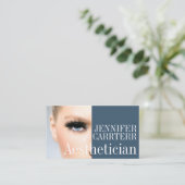 Moderne estheticiste Salon Spa Makeup Artiest Card Visitekaartje (Staand voorkant)