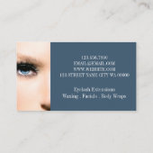 Moderne estheticiste Salon Spa Makeup Artiest Card Visitekaartje (Achterkant)