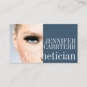 Moderne estheticiste Salon Spa Makeup Artiest Card Visitekaartje (Voorkant)