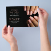 Moderne Esthetiek SPA Nagelsalon Prijzenlijsten Flyer (Hand)