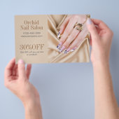 Moderne Esthetiek SPA Nagelsalon Prijzenlijsten Flyer (Hand)