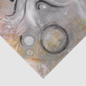 Moderne Esthetische Abstracte Decoupage Tissuepapi Tissuepapier (Detail)