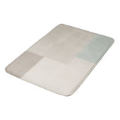 Moderne esthetische abstracte kleurblok badmat (Gekanteld)