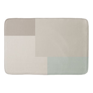Moderne esthetische abstracte kleurblok badmat