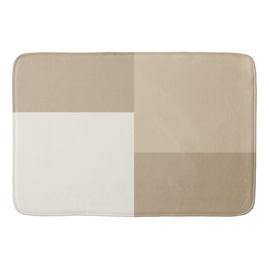 Moderne esthetische abstracte kleurblok badmat (Voorkant)