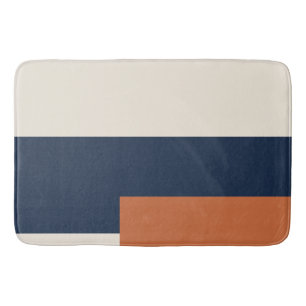 Moderne Esthetische Abstracte Kleurblok Badmat