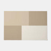 Moderne esthetische abstracte kleurblok deurmat (Voorkant)