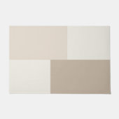Moderne esthetische abstracte kleurblok deurmat (Voorkant)