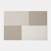 Moderne esthetische abstracte kleurblok deurmat (Voorkant)