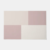 Moderne esthetische abstracte kleurblok deurmat (Voorkant)