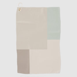 Moderne esthetische abstracte kleurblok golfhanddo golfhanddoek