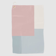 Moderne esthetische abstracte kleurblok golfhanddo