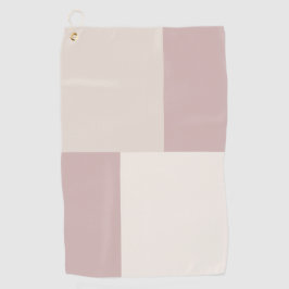 Moderne esthetische abstracte kleurblok golfhanddo golfhanddoek
