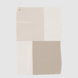 Moderne esthetische abstracte kleurblok golfhanddo golfhanddoek