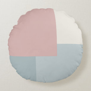 Moderne esthetische abstracte kleurblok kussen
