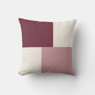 Moderne esthetische abstracte kleurblok kussen