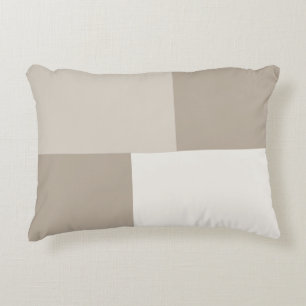 Moderne esthetische abstracte kleurblok kussen