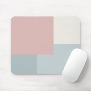 Moderne Esthetische Abstracte Kleurblok Muis Mat Muismat