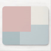 Moderne Esthetische Abstracte Kleurblok Muis Mat Muismat (Voorkant)