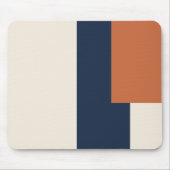 Moderne esthetische abstracte kleurblok muismat (Voorkant)