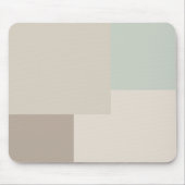 Moderne esthetische abstracte kleurblok muismat (Voorkant)