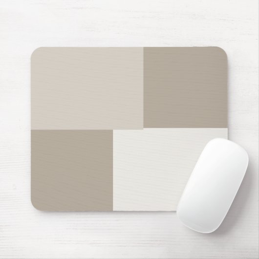 Moderne esthetische abstracte kleurblok muismat (Met muis)