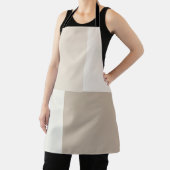 Moderne Esthetische Abstracte Kleurblok Schort (Insitu)