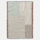 Moderne esthetische abstracte kleurblokdeken deken (Voorkant Verticaal)