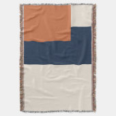 Moderne esthetische abstracte kleurblokdeken deken (Voorkant Verticaal)