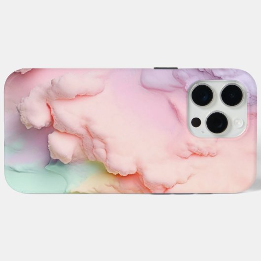 Moderne esthetische Abstracte regenboog Case-Mate iPhone Case (Achterkant (horizontaal))