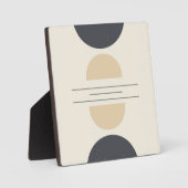 Moderne esthetische Boho stijl Fotoplaat (Voorkant)