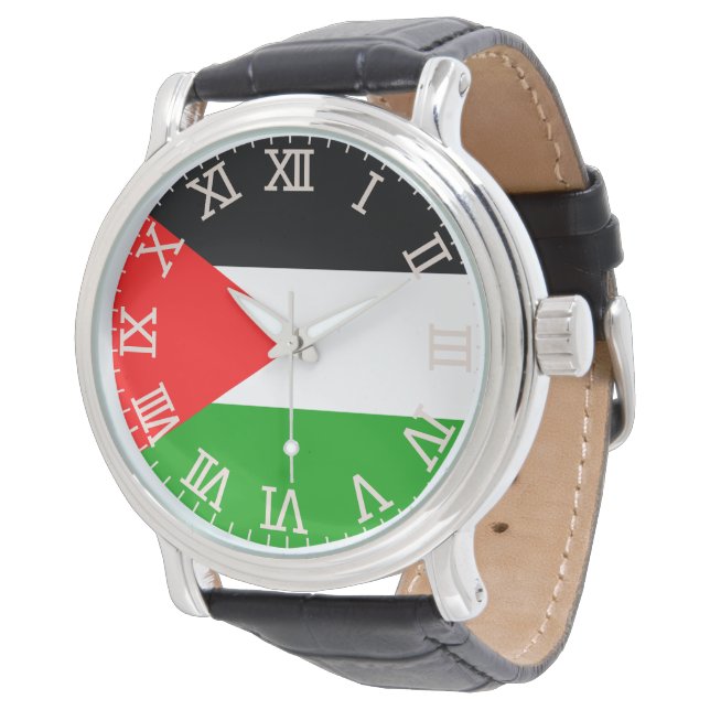 Moderne esthetische Falastin Mannen horloge (Gekanteld)