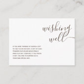 Moderne esthetische klassieke goudwending informatiekaartje (Voorkant)