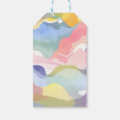 Moderne esthetische lente pensioen dank u gunst cadeaulabel (Achterkant)