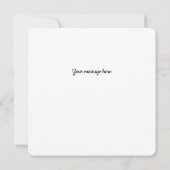 Moderne esthetische Mabrook Felicitaties Gift Kaar Bedankkaart (Achterkant)