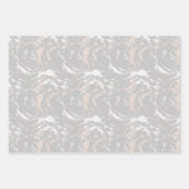 Moderne esthetische neutrale kleur marmer inpakpapier vel (Voorkant 3)