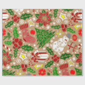 Moderne esthetische ontwerp  cadeaupapier (Vlak)