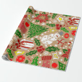 Moderne esthetische ontwerp  cadeaupapier (Uitgerold)