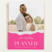 Moderne esthetische script aangepaste foto planner (Voorkant)
