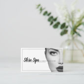 Moderne esthetische verpleegkunde, arts, cosmetisc visitekaartje (Staand voorkant)