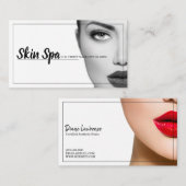 Moderne esthetische verpleegkunde, arts, cosmetisc visitekaartje (Voorkant / Achterkant)